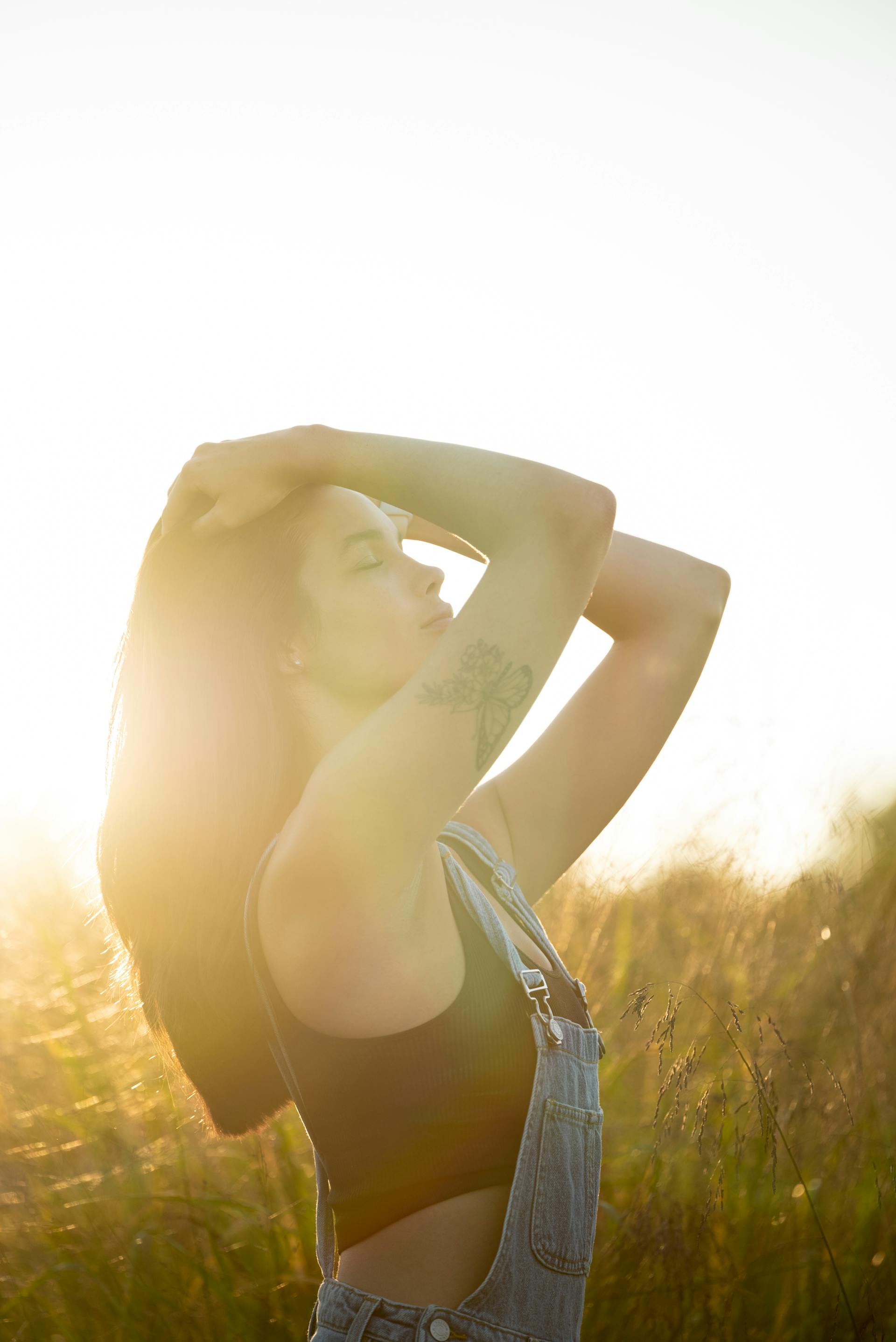 Festival season tattoo culture - golden hour