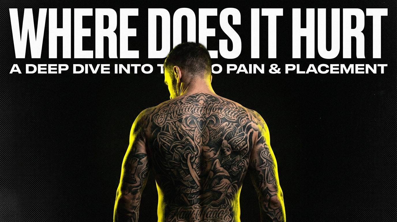 Tattoo Pain Chart for Men: Where Does It Hurt Most? (2026 Guide)