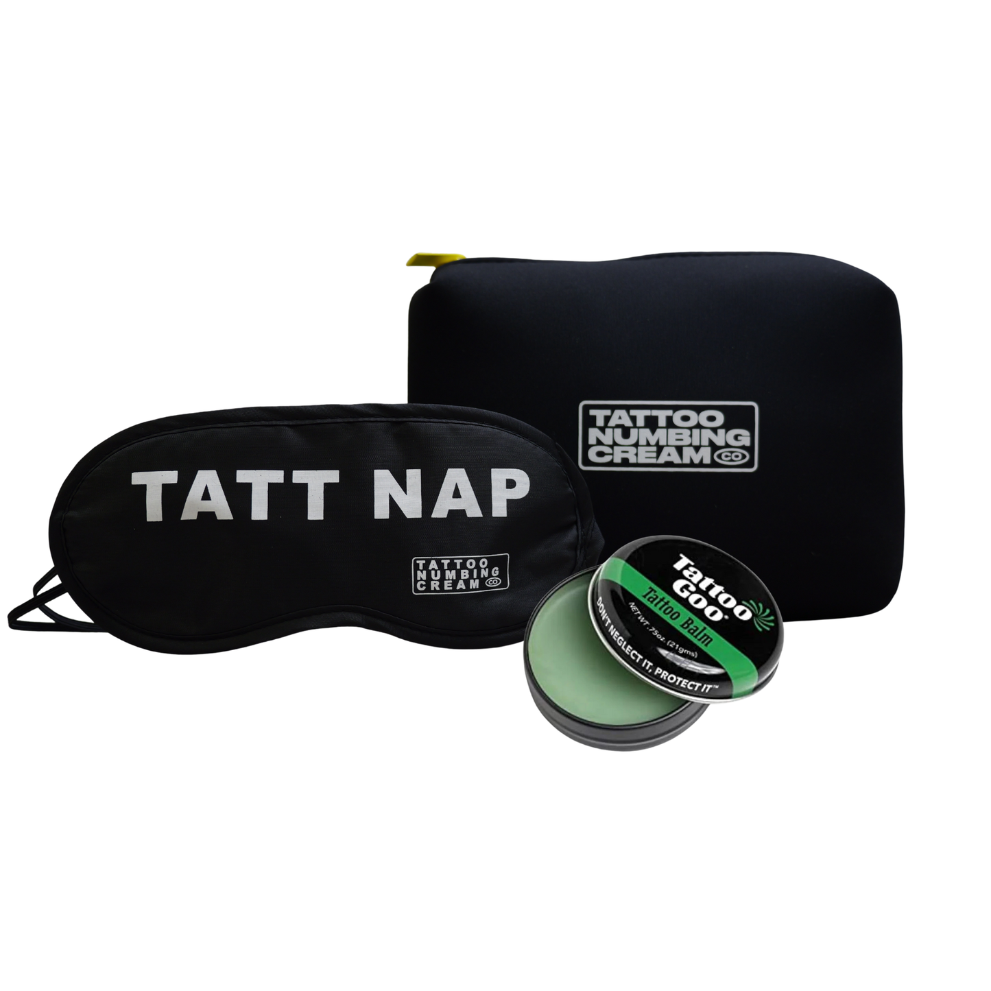 FREE Travel Bag, Tattoo Goo & Tatt Nap Sleep Mask ($50 VALUE)