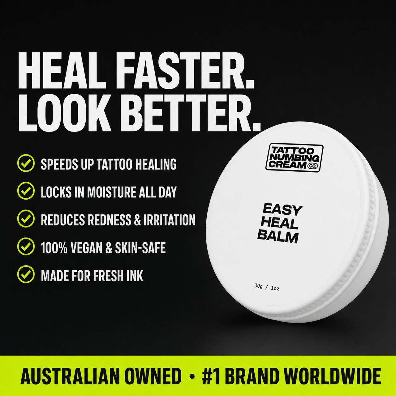 Easy Heal Balm - Tattoo Numbing Cream Co.