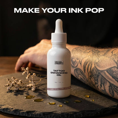 Tattoo Enhancing Oil - Make Your Ink Pop