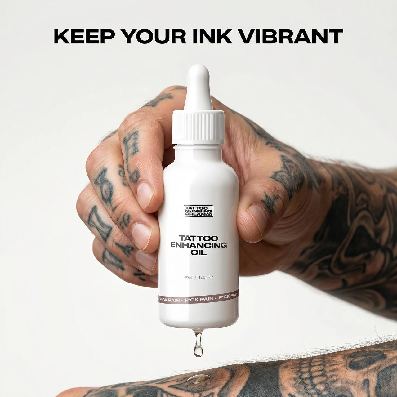 Tattoo Enhancing Oil - Keep Your Ink Vibrant