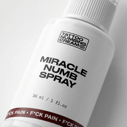 Miracle Numb Spray - Tattoo Numbing Cream Co.