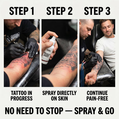 Miracle Numb Spray - Tattoo Numbing Cream Co.