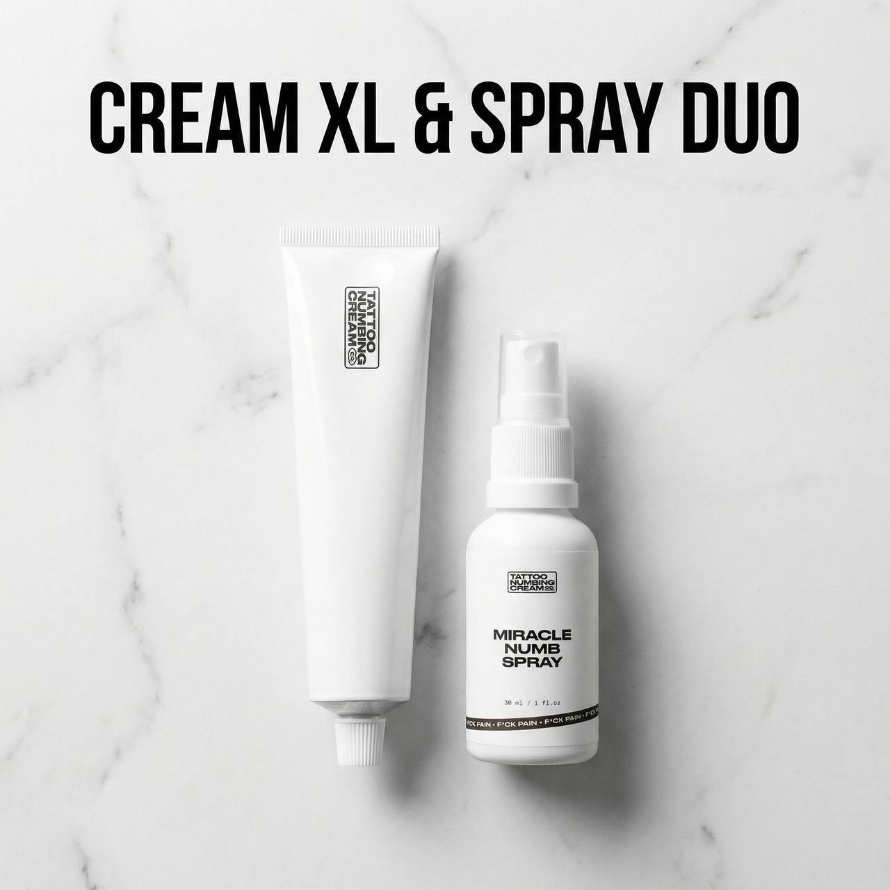Signature Duo - Numbing Cream XL & Spray - Tattoo Numbing Cream Co.
