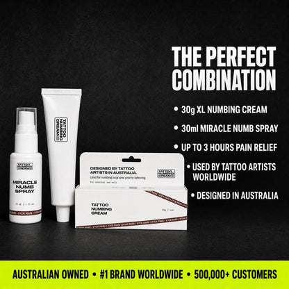Signature Duo - Numbing Cream XL & Spray - Tattoo Numbing Cream Co.