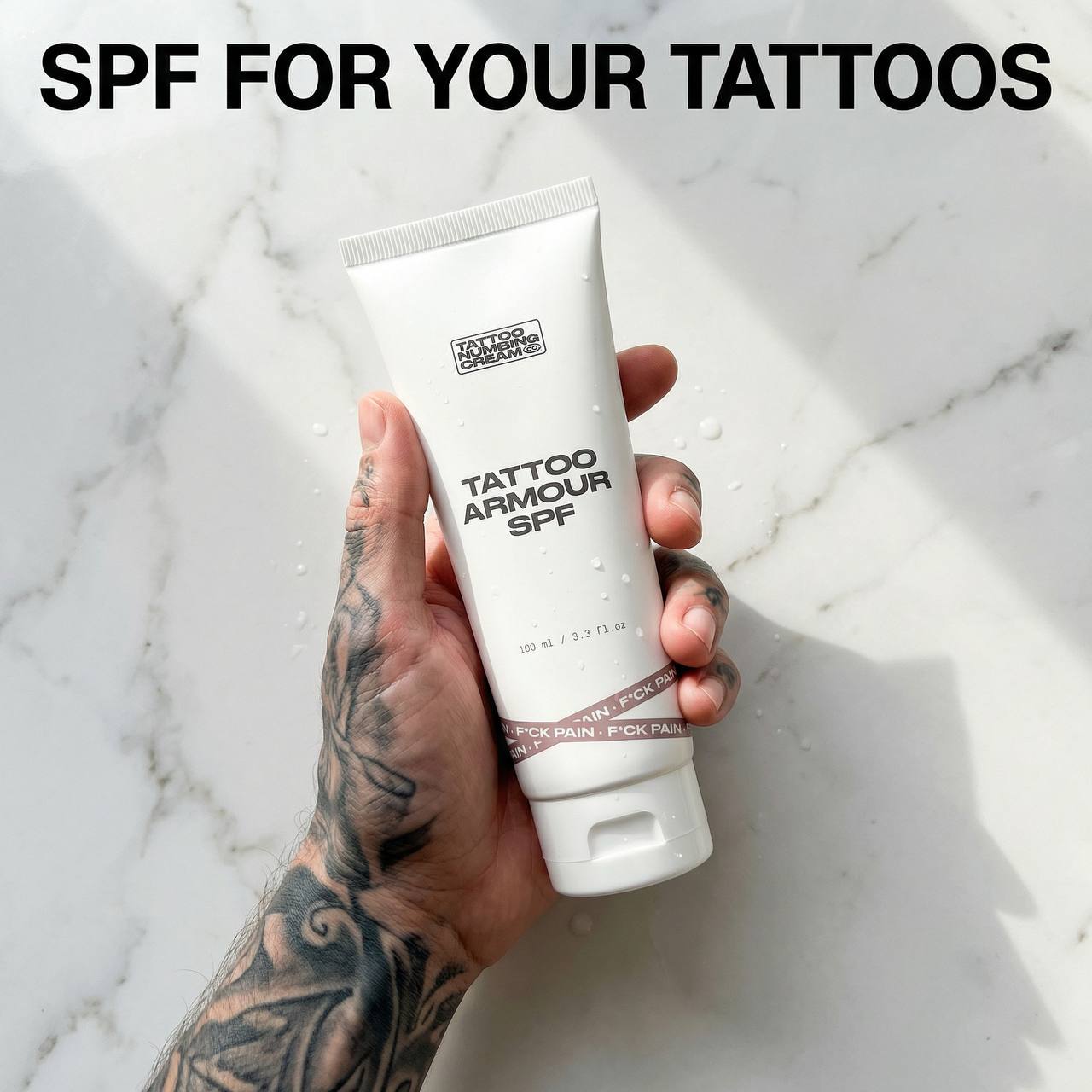 Tattoo Armour 30+ SPF - Tattoo Numbing Cream Co.
