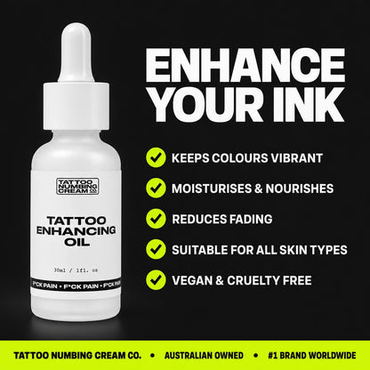 Tattoo Enhancing Oil - Tattoo Numbing Cream Co.