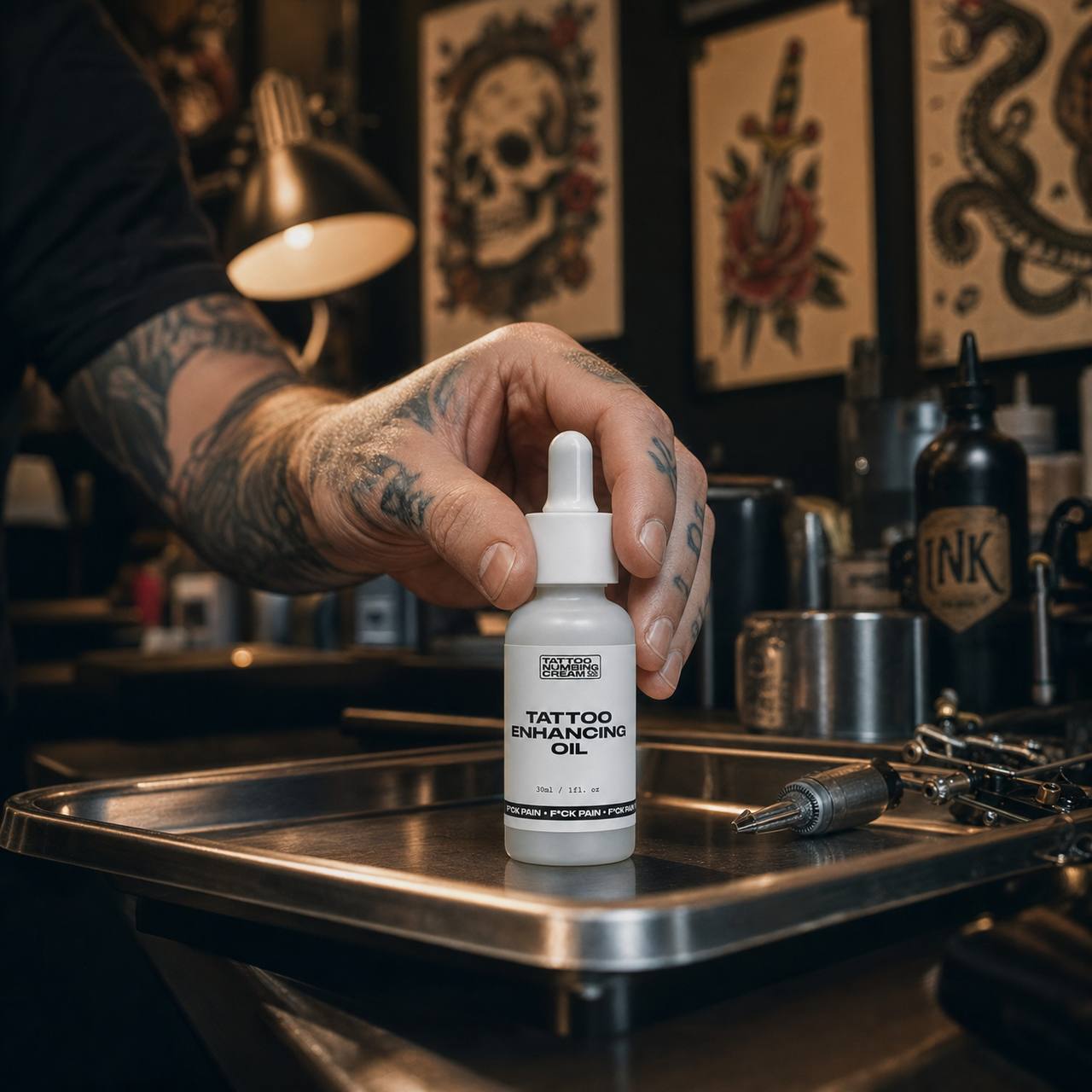 Tattoo Enhancing Oil | Bring Your Ink to Life