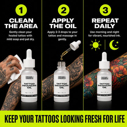 Tattoo Enhancing Oil - Tattoo Numbing Cream Co.