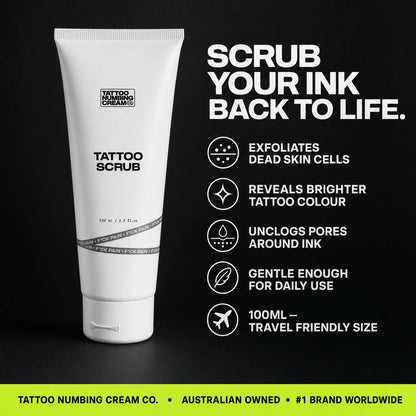 Tattoo Scrub - Tattoo Numbing Cream Co.