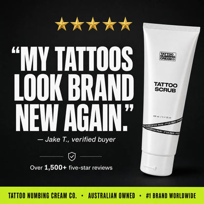 Tattoo Scrub - Tattoo Numbing Cream Co.